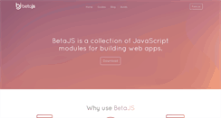 Desktop Screenshot of betajs.com